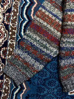 Lacoste Patterned Multicolour Wool Polo Style Sweater - XL/XXL