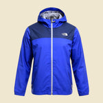 The North Face Blue Hooded Track Jacket - XL
