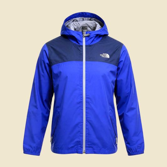 The North Face Blue Hooded Track Jacket - XL