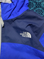 The North Face Blue Hooded Track Jacket - XL
