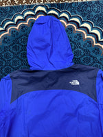 The North Face Blue Hooded Track Jacket - XL