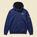 The North Face Navy Blue Fleece Hooded Jacket - M
