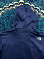 The North Face Navy Blue Fleece Hooded Jacket - M