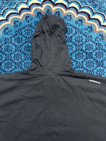 Umbro Black & White Half Sleeve Pullover Hooded Jacket Faded - XXL