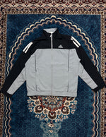 Adidas Black & Grey Track Jacket - M/L