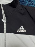 Adidas Black & Grey Track Jacket - M/L