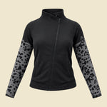 Adidas Black Two Tone Patterned Track Jacket - M