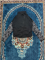 Adidas Black Two Tone Patterned Track Jacket - M