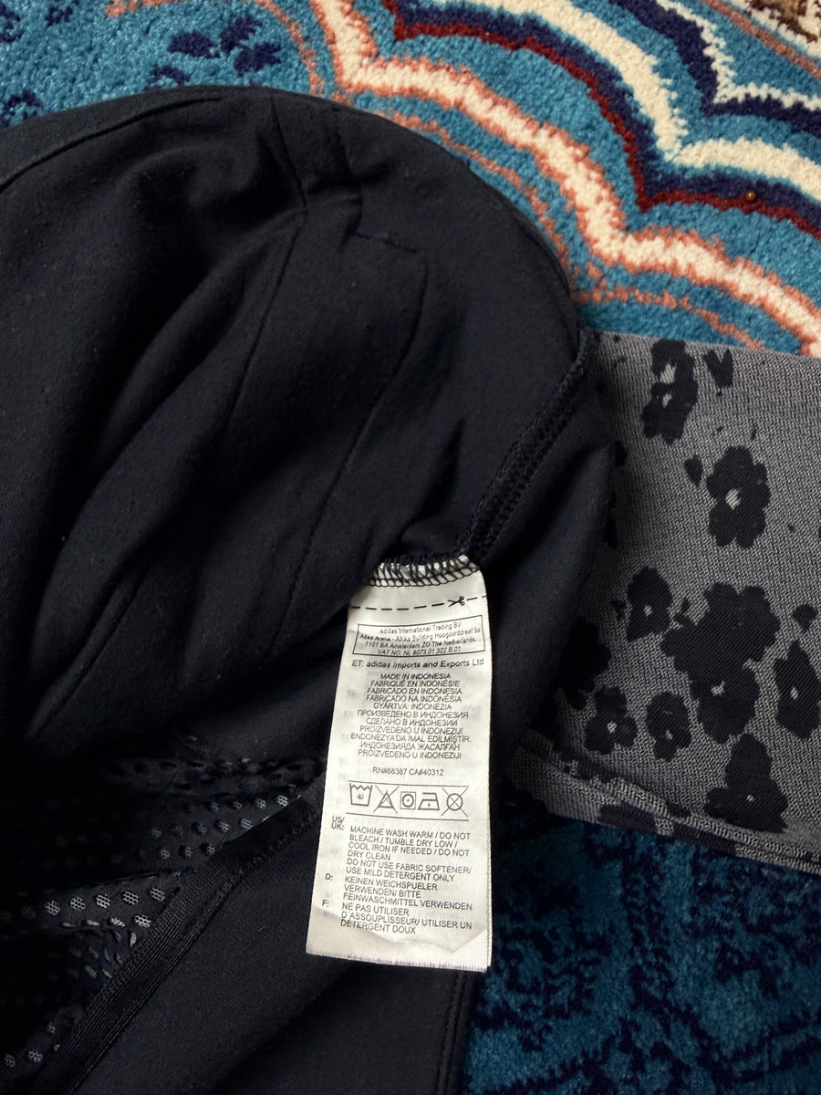 Adidas Black Two Tone Patterned Track Jacket - M