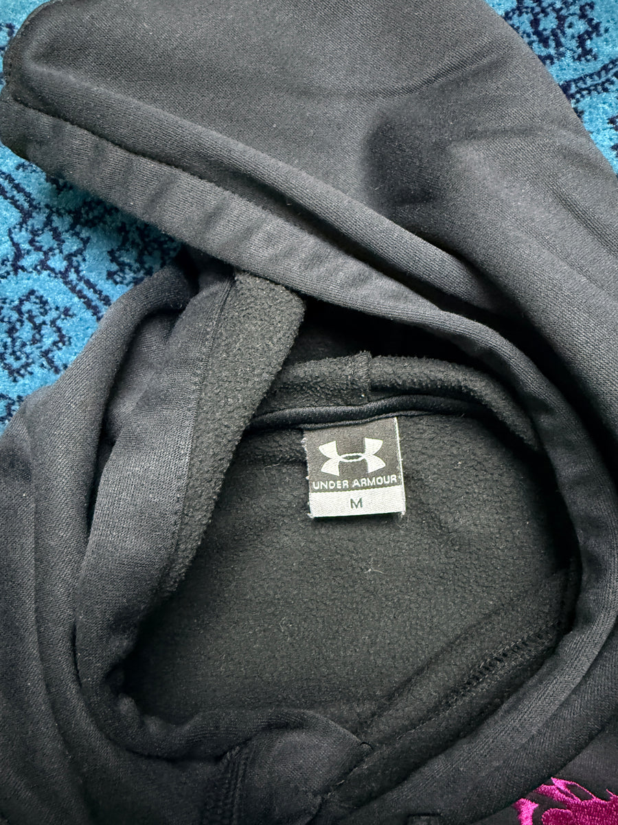 Under Armour Black Fleece Pullover Hoodie - M