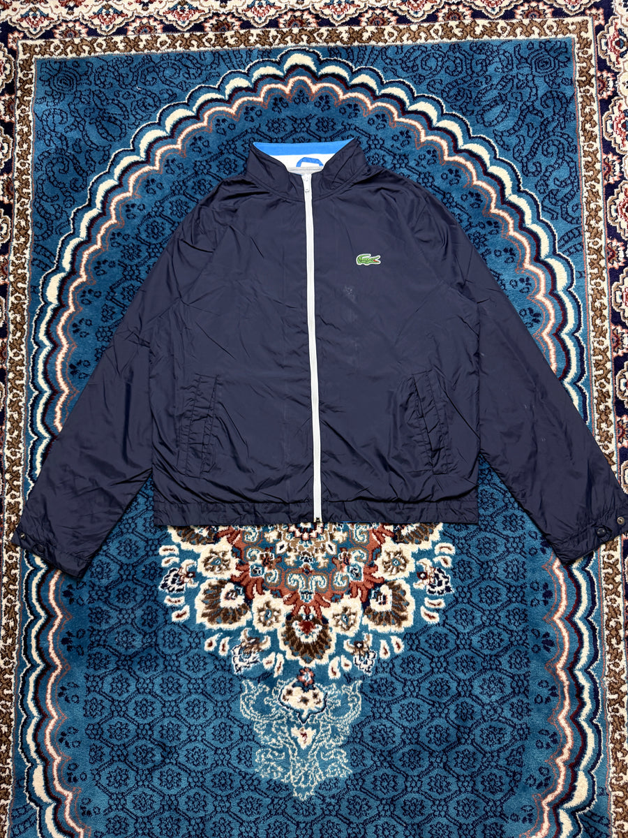 Lacoste Navy Blue Parachute Track Jacket - M