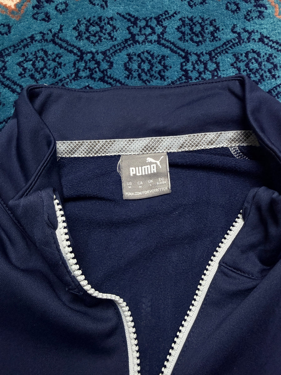Puma Navy Blue Track Jacket - M