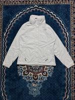 The North Face White Parachute Hooded Jacket - L