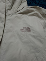The North Face White Parachute Hooded Jacket - L