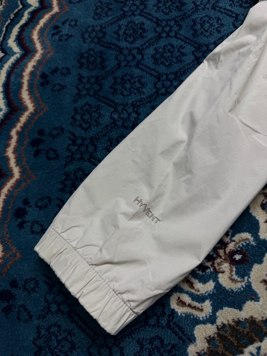 The North Face White Parachute Hooded Jacket - L