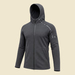 Adidas Dark Grey Hooded Jacket - M