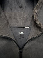 Adidas Dark Grey Hooded Jacket - M