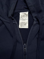 Adidas Navy Blue Faded Zipper Hooded Jacket - L