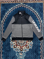 Adidas Black & Grey Vintage Track Jacket - S