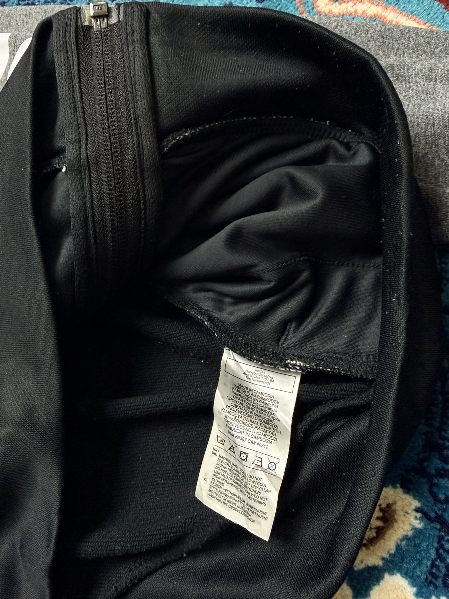 Adidas Black & Grey Vintage Track Jacket - S