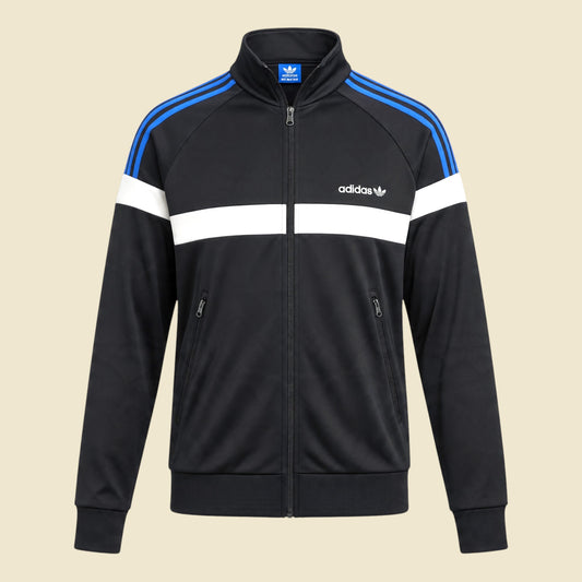 Adidas Black & Blue VTG Track Jacket - M