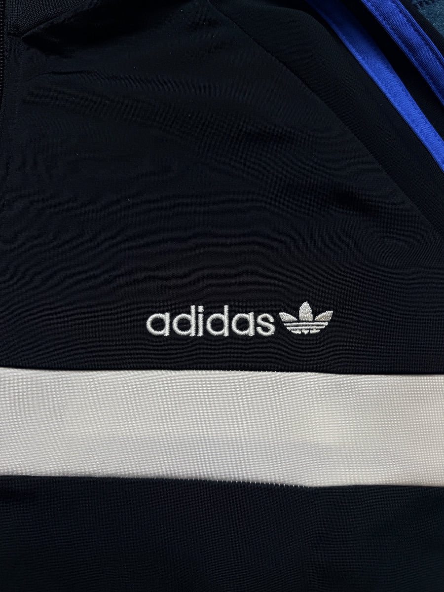 Adidas Black & Blue VTG Track Jacket - M