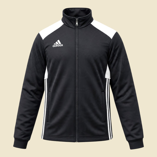 Adidas Black & White Track Jacket - M