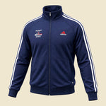 Adidas Navy Blue Fleece Track Jacket - M/L