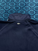 Adidas Navy Blue Fleece Track Jacket - M/L