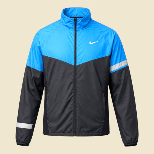 Nike Blue & Black Parachute Track Jacket - L