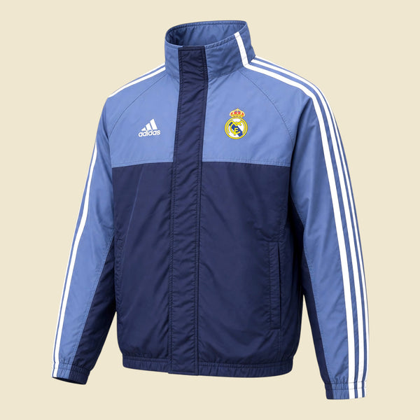 Adidas Blue Real Madrid Vintage Track Jacket - L