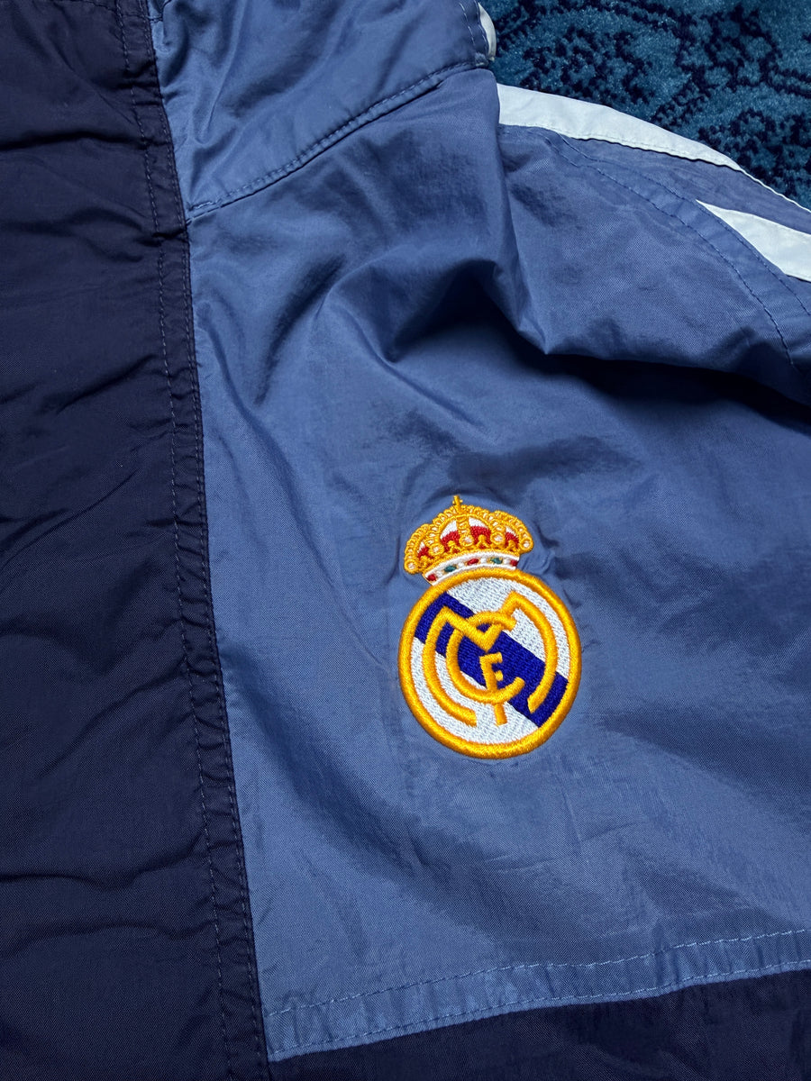 Adidas Blue Real Madrid Vintage Track Jacket - L