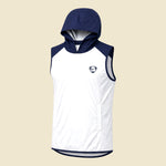Nike White Sleeveless Training Hoodie - M