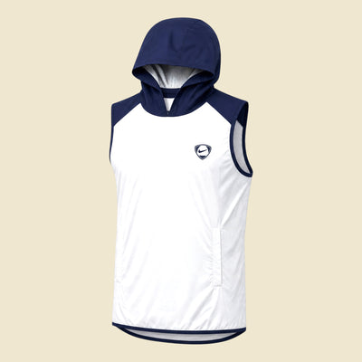 Nike White Sleeveless Training Hoodie - M