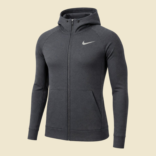 Nike Charcoal Zipper Hoodie - S
