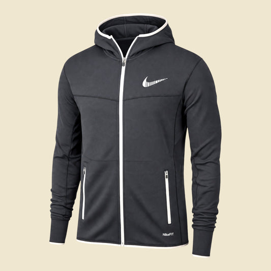 Nike Black Zipper Hoodie - M