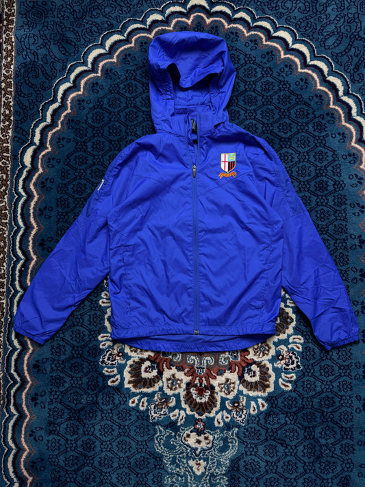 Nike Blue Vintage Hooded Track Jacket - S