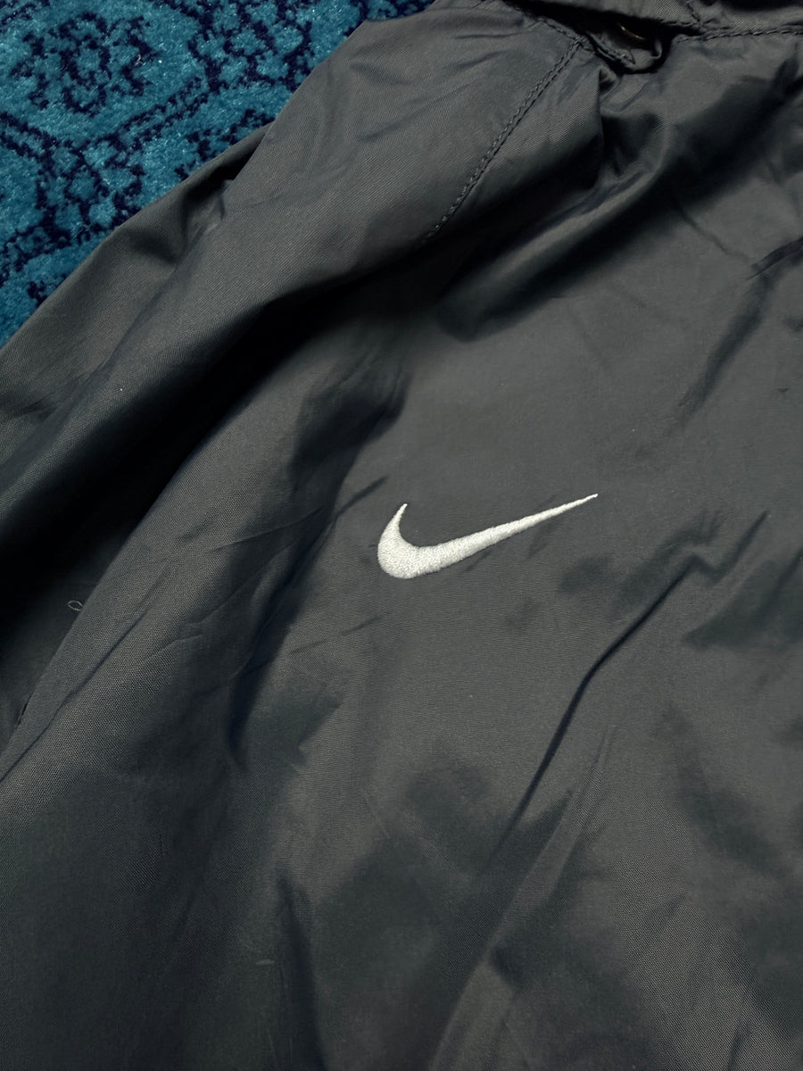 Nike Grey Storm Fit Hooded Parachute Track Jacket - S/M