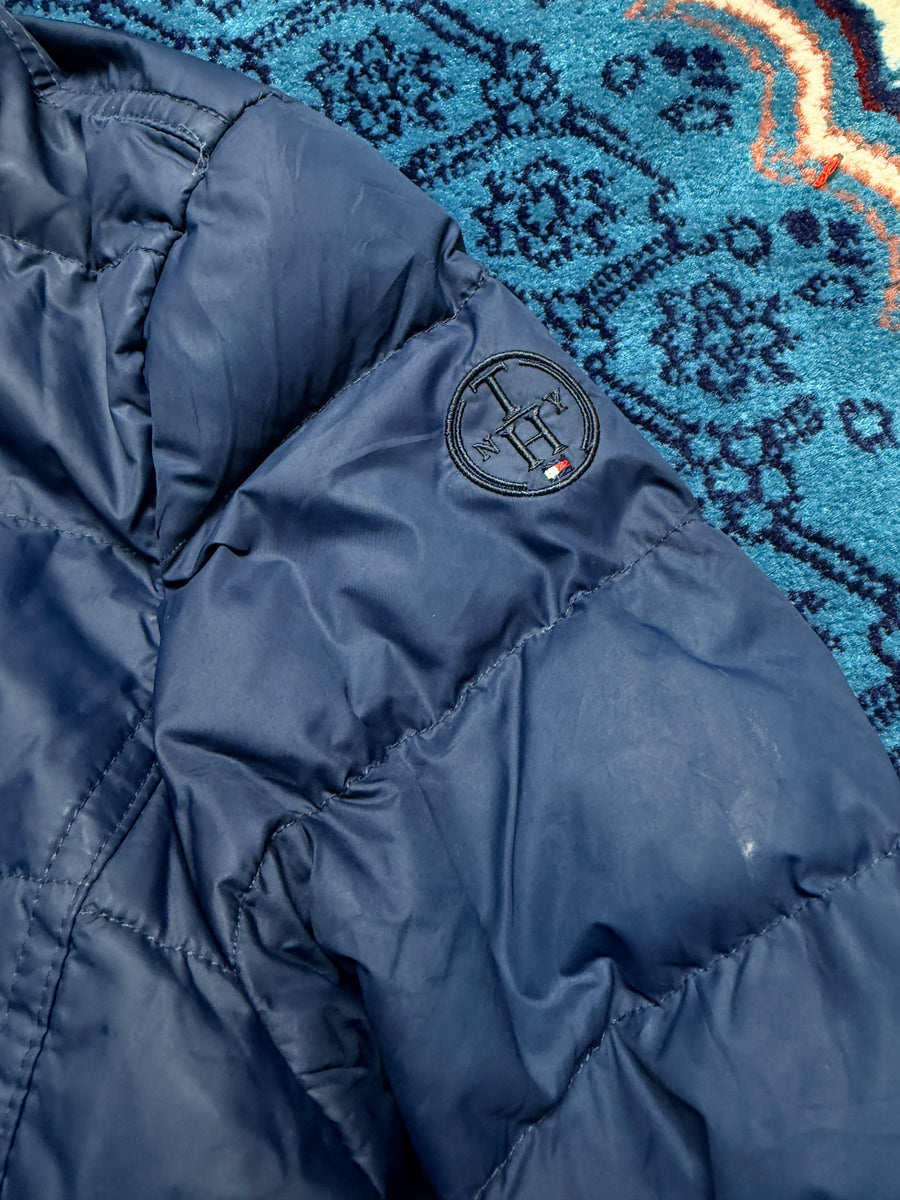 Tommy Hilfiger Navy Blue Puffer Jacket - L