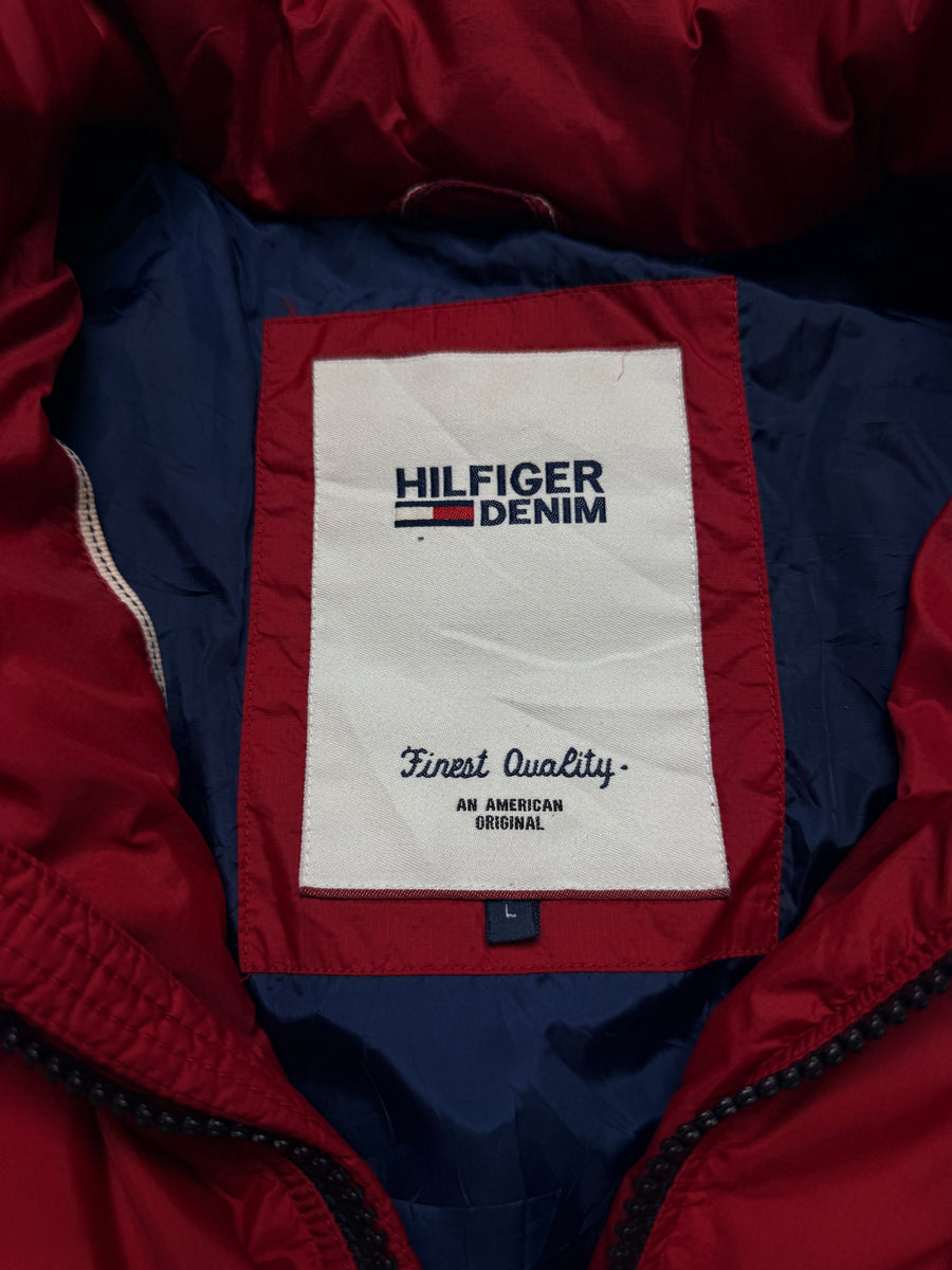 Hilfiger Denim Red Puffer Jacket - L