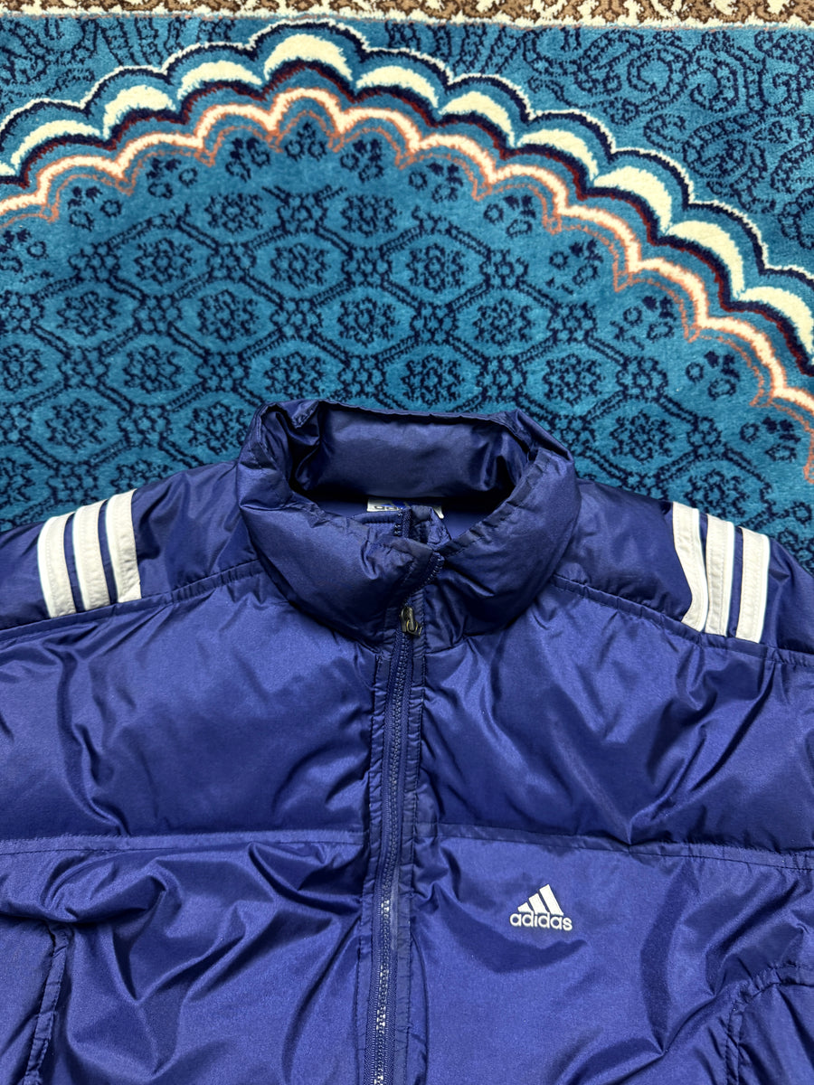 Adidas Navy Blue Puffer Jacket - M