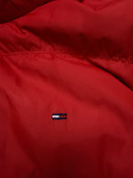Tommy Jeans Red Puffer Jacket - L