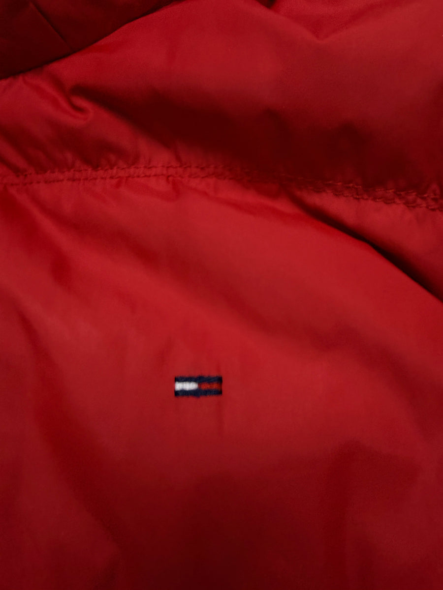 Tommy Jeans Red Puffer Jacket - L