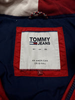 Tommy Jeans Red Puffer Jacket - L
