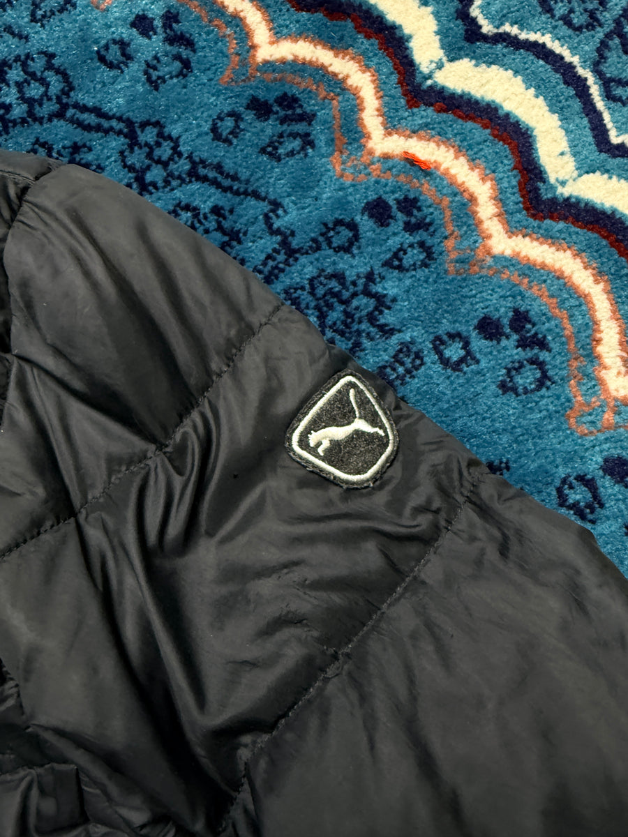 Puma Black Puffer Jacket - L