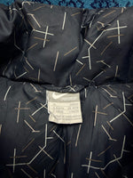 Nike Bluish Grey Sportswear Patterned Puffer Jacket - XL