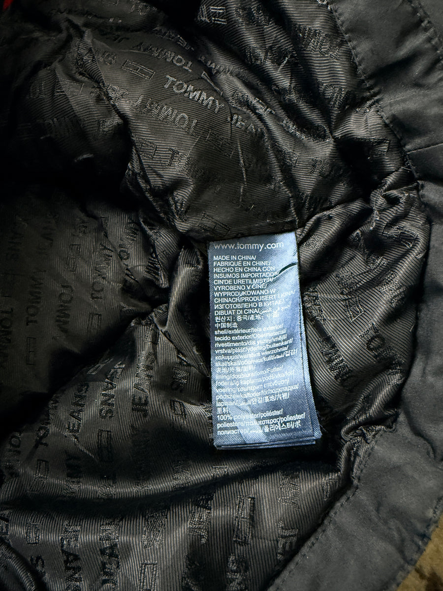 Tommy Jeans Black Hooded Puffer Jacket - S