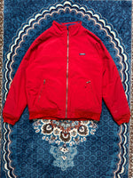Land's End Red Puffer Bomber Jacket - L