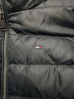 Tommy Jeans Black Long Puffer Jacket - XXS