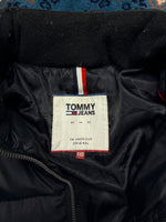 Tommy Jeans Black Long Puffer Jacket - XXS